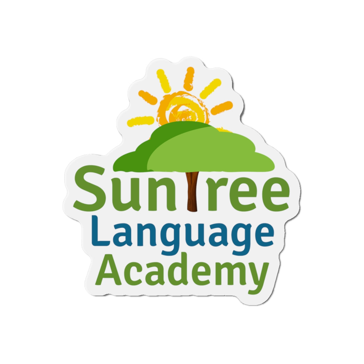 Die-Cut Suntree magnet