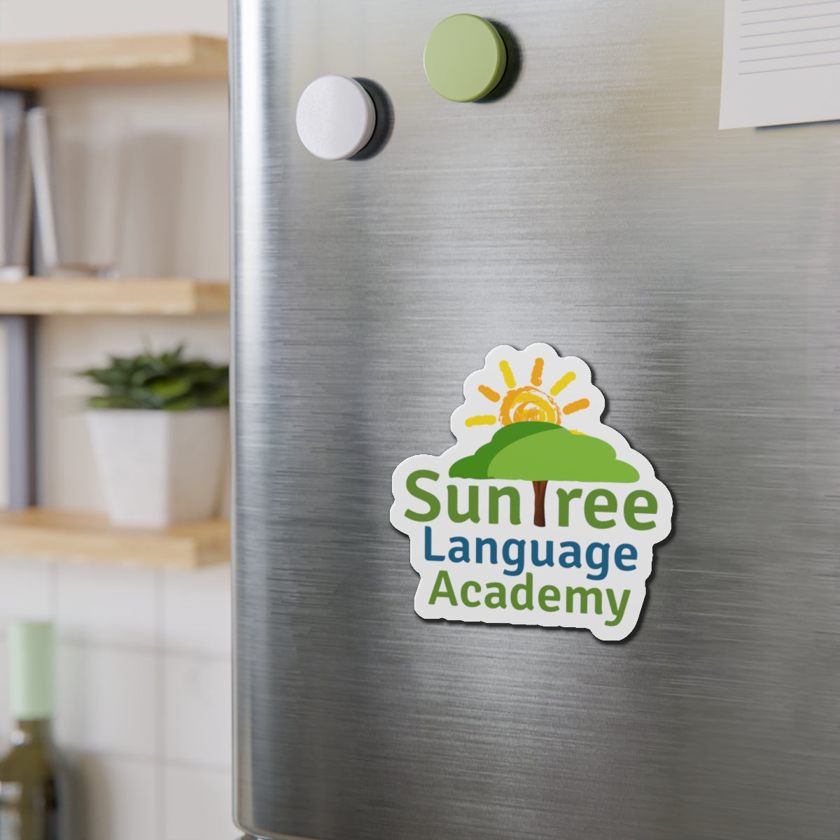 Die-Cut Suntree magnet